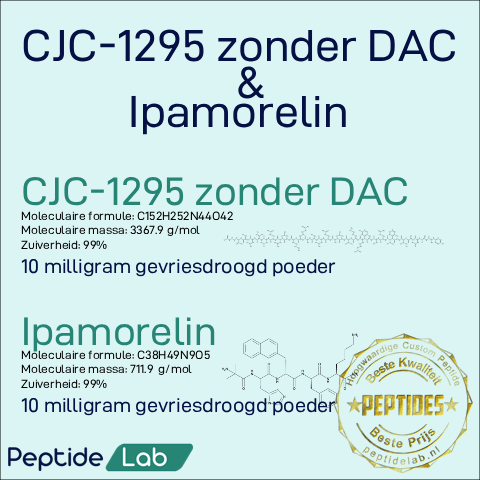 CJC-1295 zonder DAC en Ipamorelin kopen